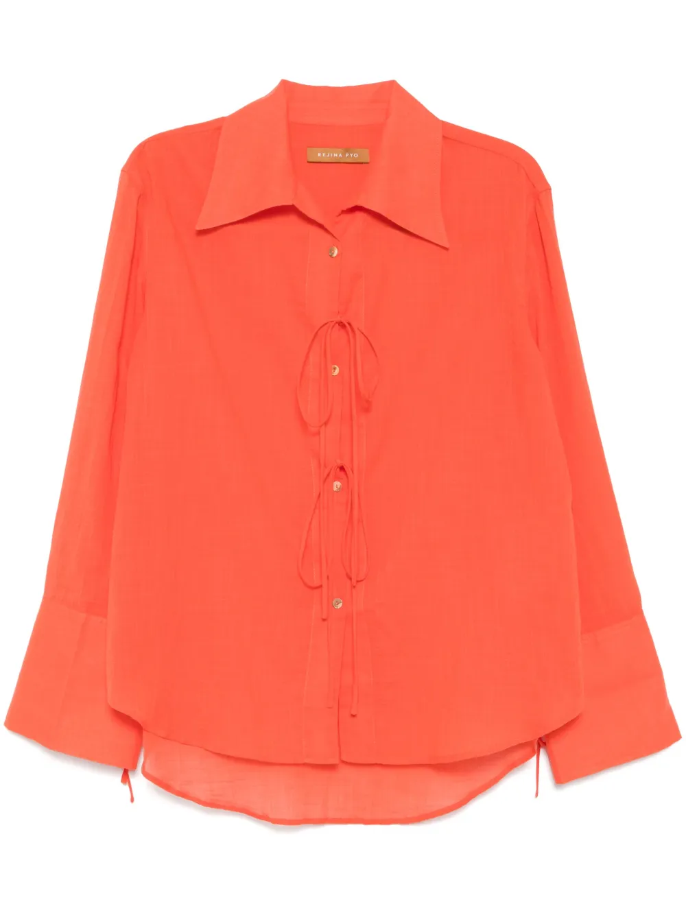 Rejina Pyo Saskia blouse Oranje