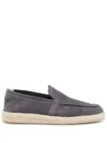 Officine Creative Roped 004 suede espadrilles - Grey