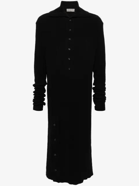 Yohji Yamamoto ribbed-knit cotton jumper