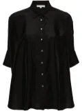 Antonelli classic-collar silk shirt - Black