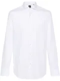 BOSS long-sleeves cotton shirt - White