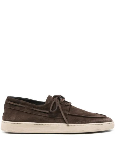 Officine Creative suede boat shoes 