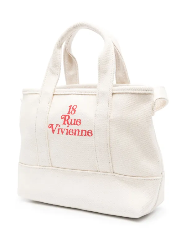 Kenzo x Verdy Utility canvas tote bag unisex Cotton Cotton One Size White