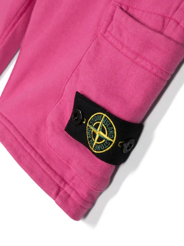 Stone island pink shorts discount
