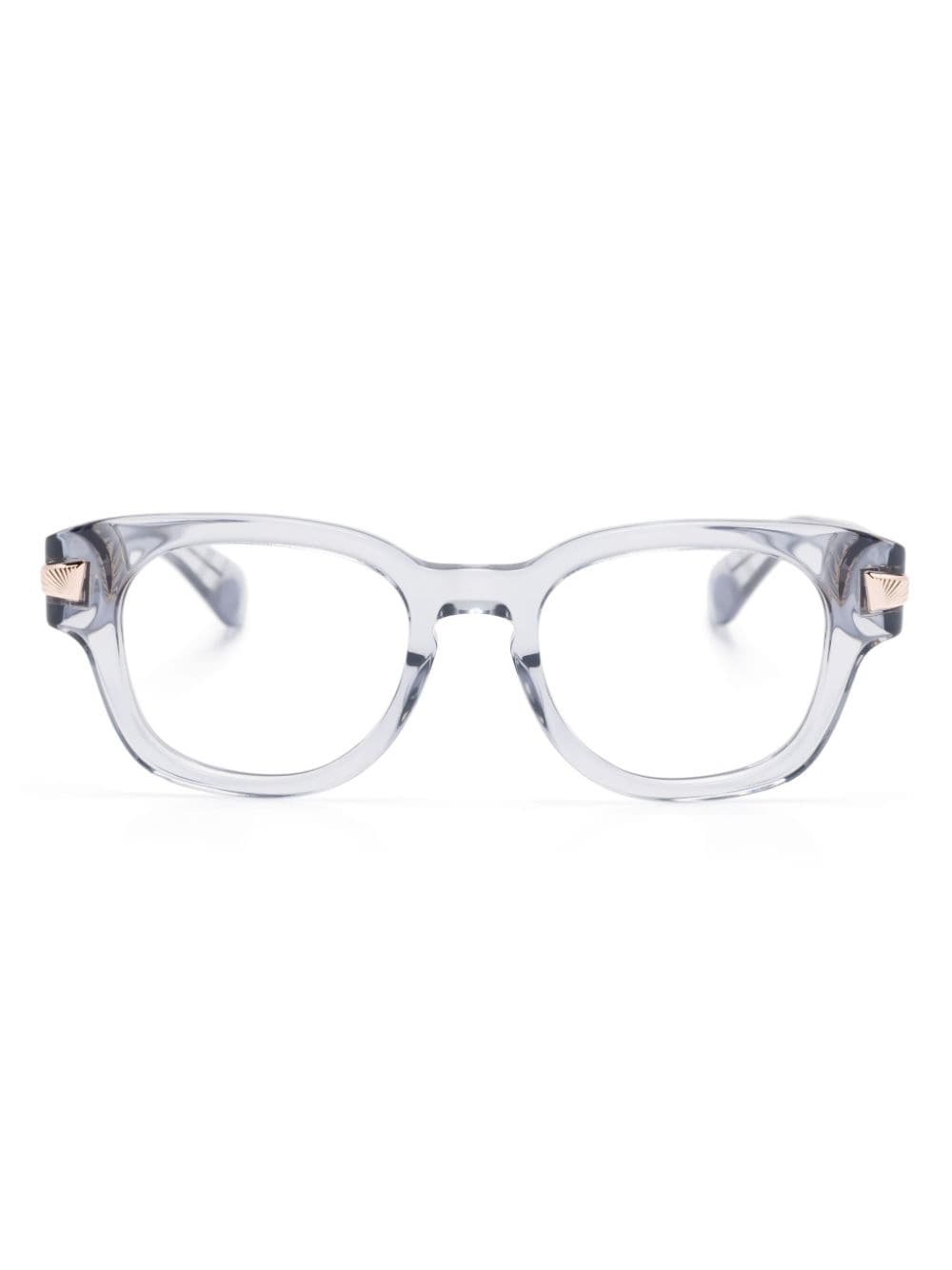 Gucci Square-frame Glasses In Grey