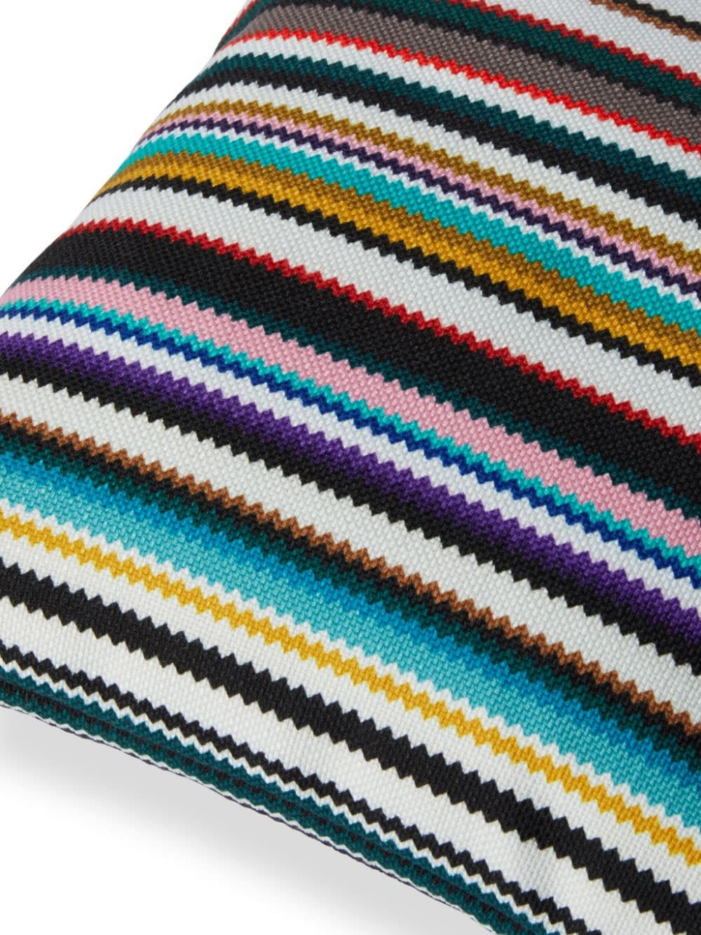 Shop Missoni Shanghai Outdoor Cushion (40cm X 40cm) In Black