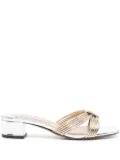 Aquazzura Film 30mm mules - Silver