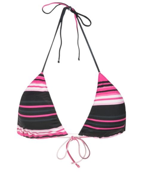 Clube Bossa Aava stripe-print bikini top