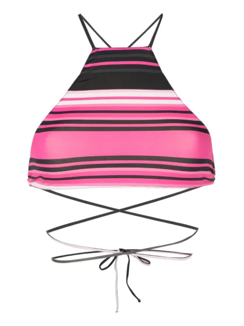 Clube Bossa Chung stripe-print bikini top
