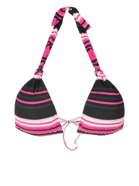Clube Bossa Rings striped bikini top