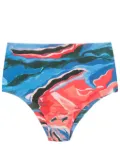 Clube Bossa Ceanna graphic-print bikini bottoms - Blue