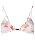 Clube Bossa Apfel floral-print bikini top - Neutrals