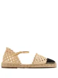 Aquazzura Sunburst almond-toe espadrilles - Neutrals