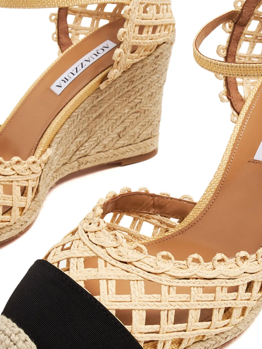 Aquazzura 120mm Sunburst espadrilles Neutrals