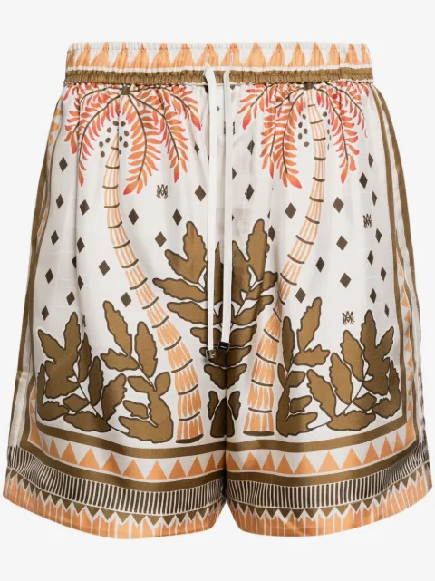 AMIRI bermudas Palm Tree
