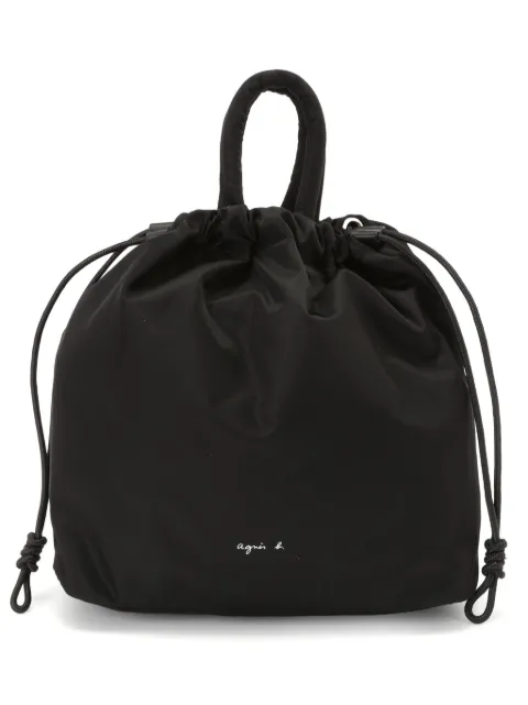 agnès b.  tote con cordones