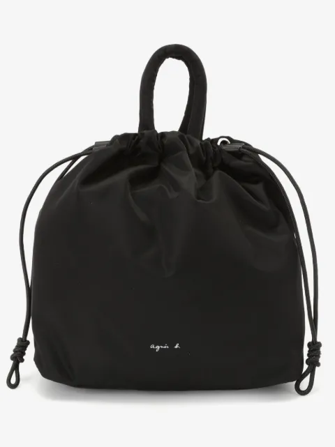 agnès b.  tote con cordones