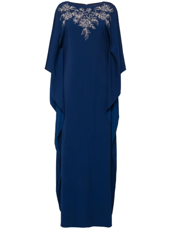 Marchesa notte navy dress hotsell