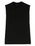 Rick Owens Kids Tarp cotton sleeveless T-shirt - Black