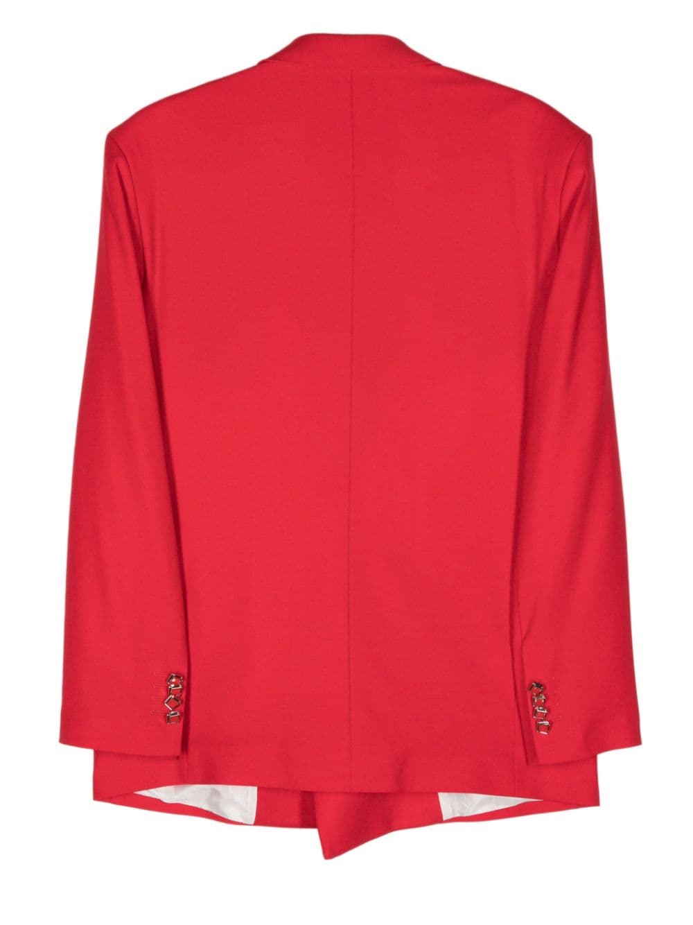 Shop Canaku Single-breasted Blazer In Red