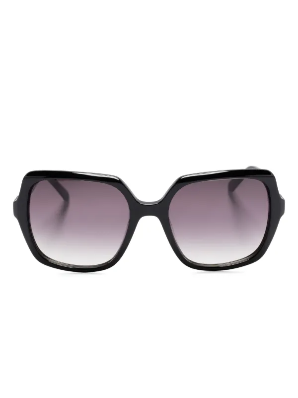 Calvin Klein Oversize-frame Sunglasses in Black