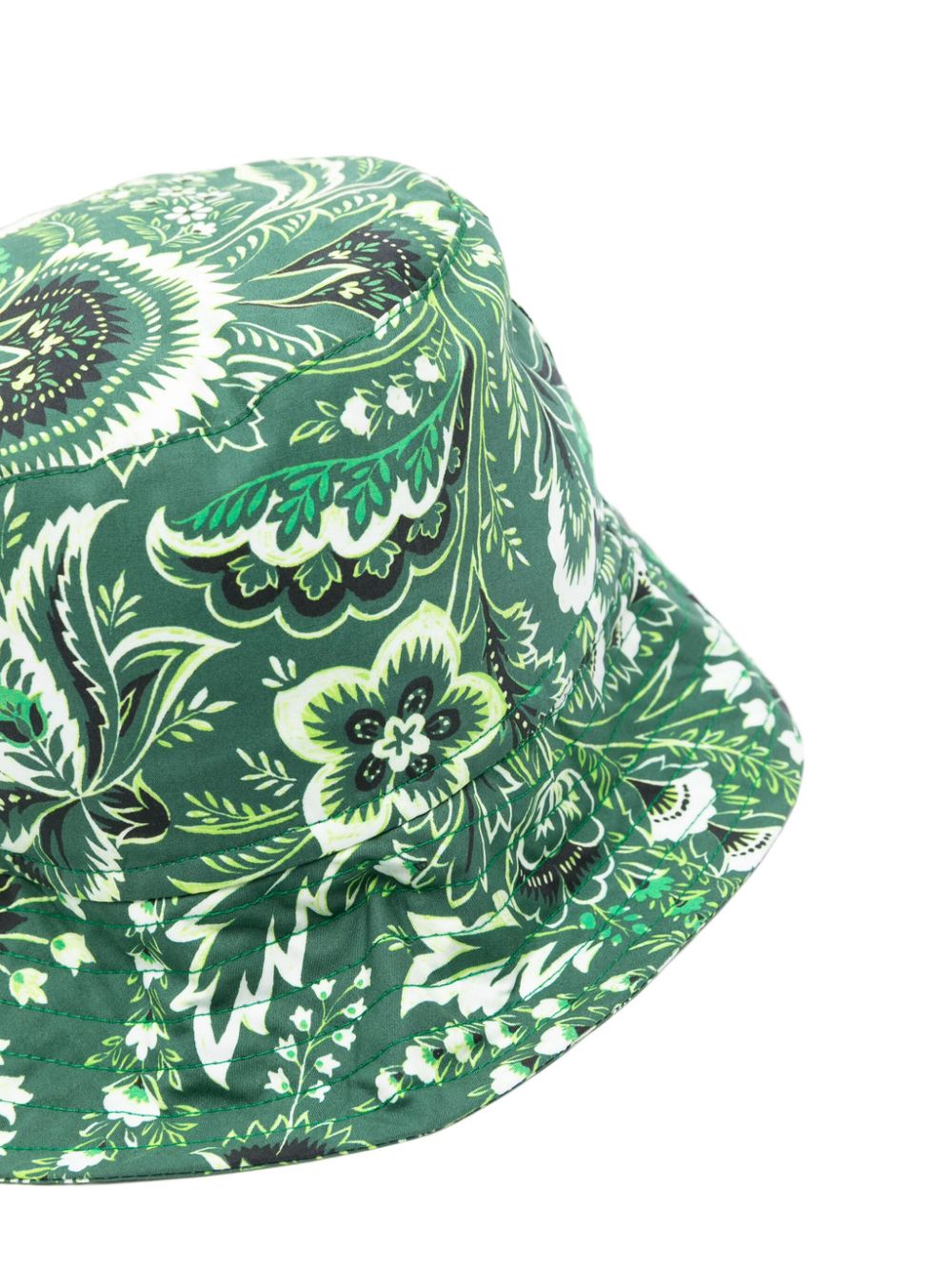 Shop Etro Paisley-print Bucket Hat In Green