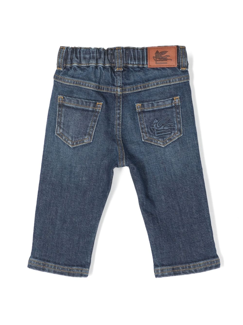 Shop Etro Mid-rise Slim-fit Jeans In Blue