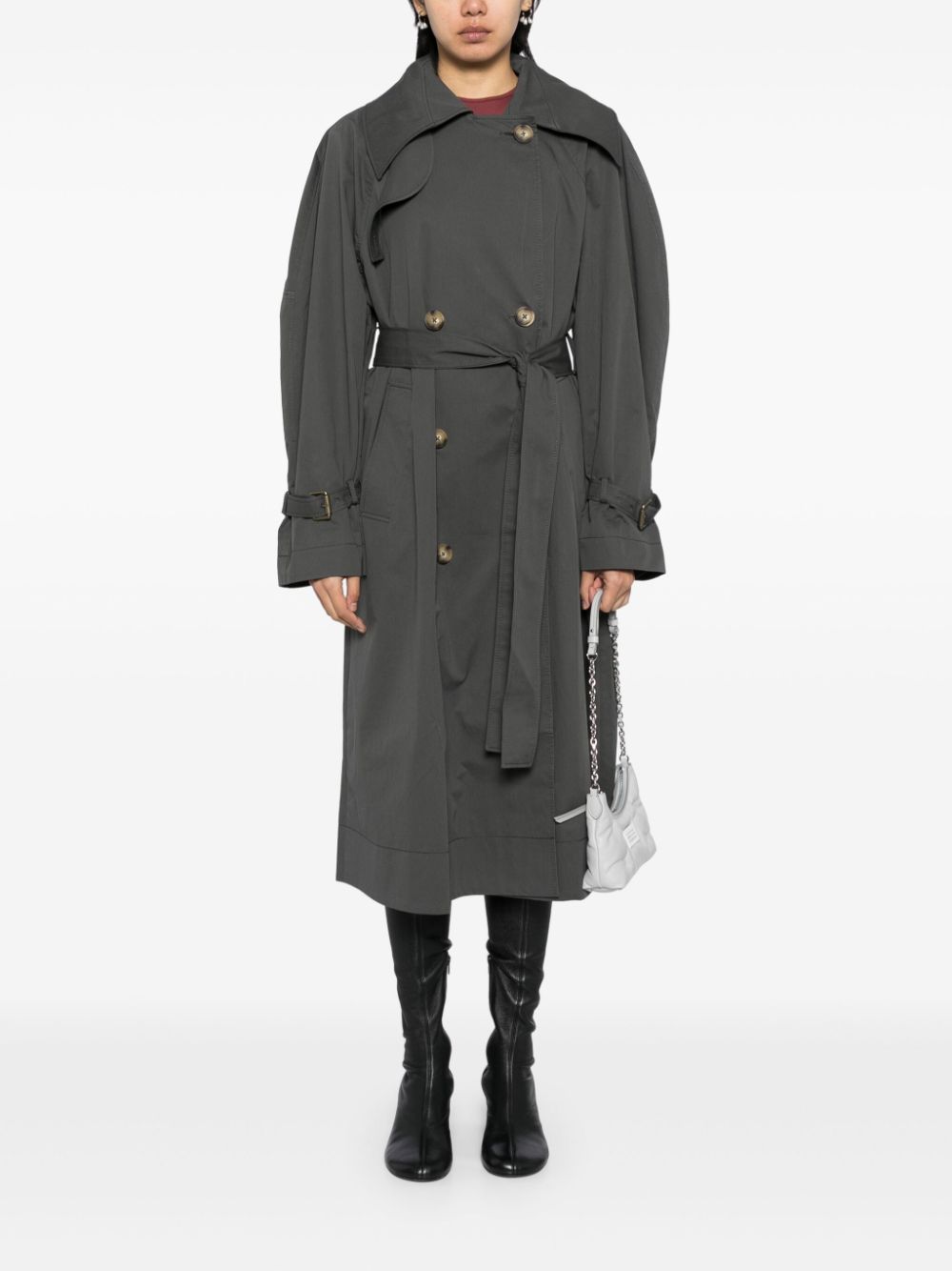 Rejina Pyo Romy trench coat - Grey