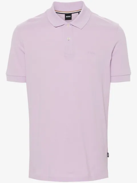 BOSS polo à logo brodé