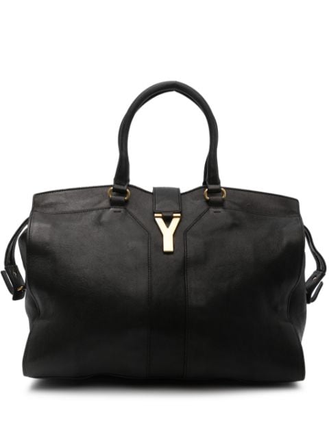Saint Laurent Pre-Owned 2010s panelled tote bag