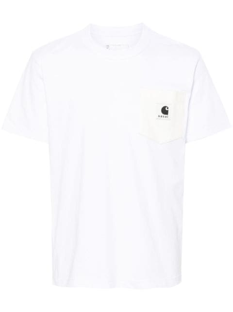 sacai x Carhartt WIP cotton T-shirt