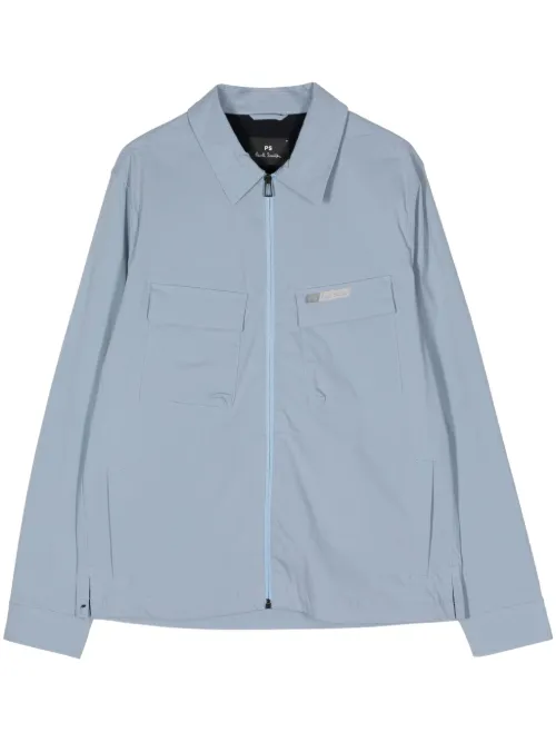 Veste zippé à logo embossé - PS Paul Smith - Modalova