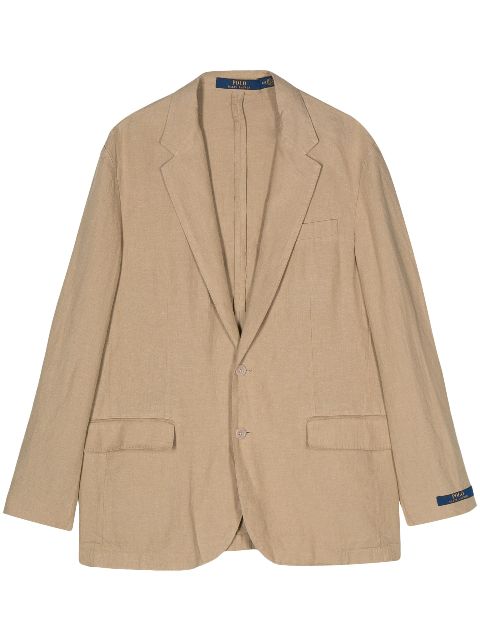 Polo Ralph Lauren single-breasted linen blazer Men