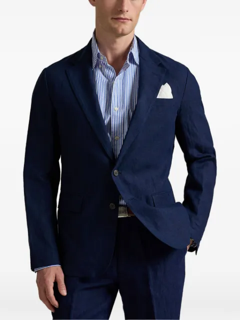 Polo Ralph Lauren single-breasted linen blazer