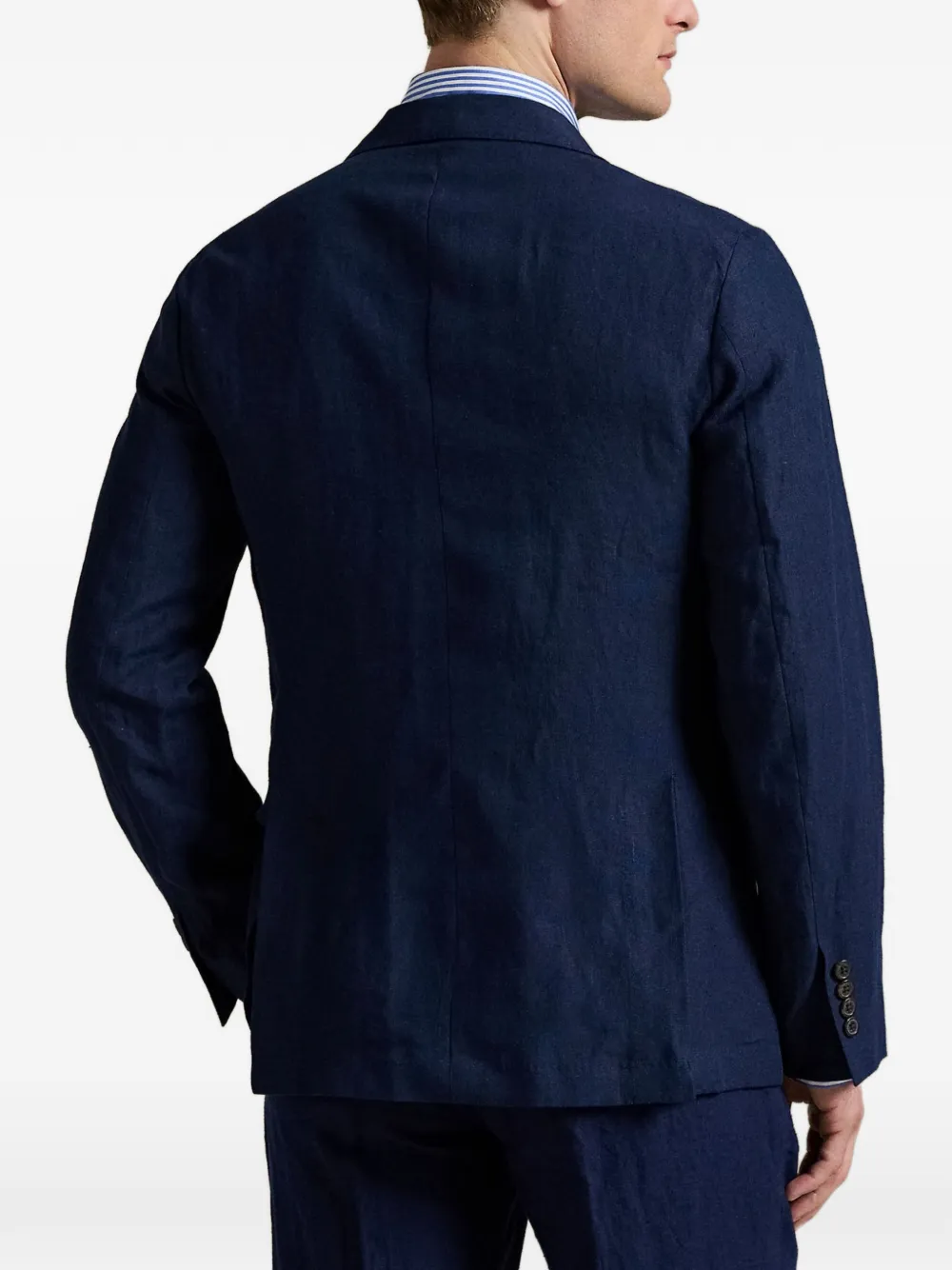 Polo Ralph Lauren Linnen blazer Blauw