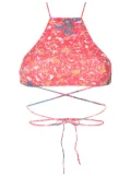 Clube Bossa Chung floral-print bikini top - Multicolour