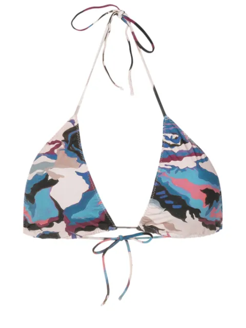 Clube Bossa Aava camouflage-print bikini top