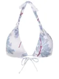 Clube Bossa Rings triangle bikini top - Blue