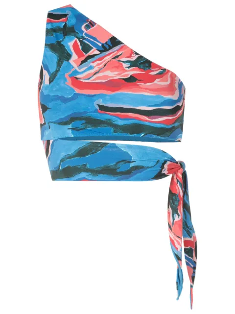 Clube Bossa Carnavon graphic-print bikini top