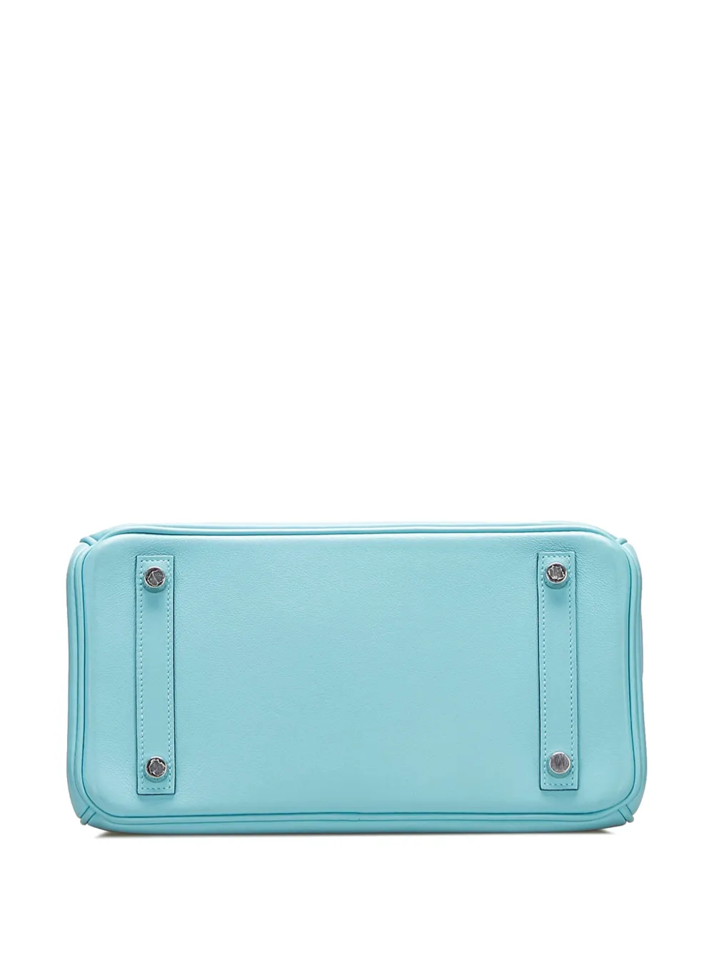 HERMES Pre-owned 2017 Birkin 25 Handbag In Blue