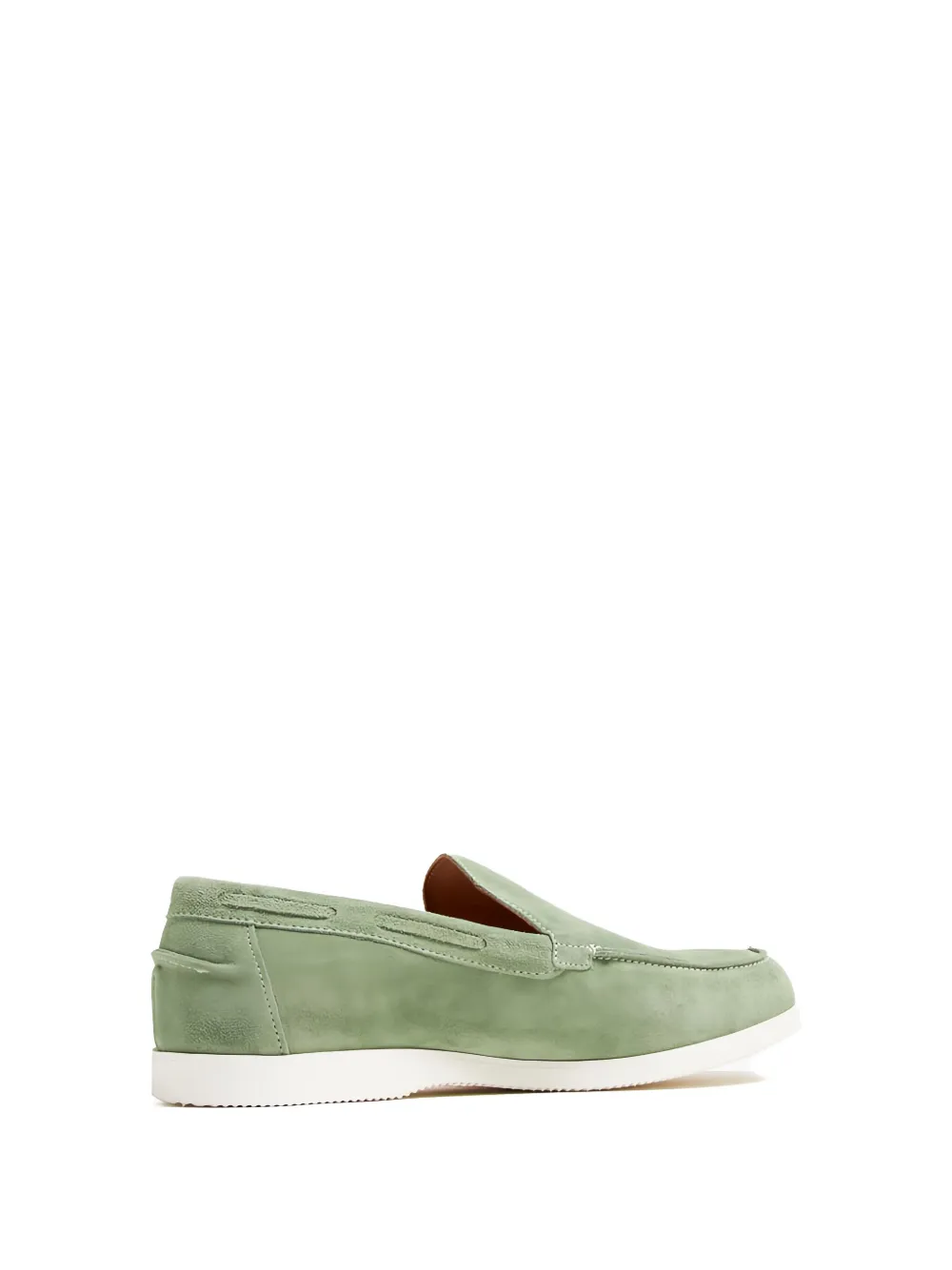 Duke & Dexter Stitched Scott Loafers In Green