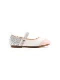 Age of Innocence Carrie leather ballerina shoes - White