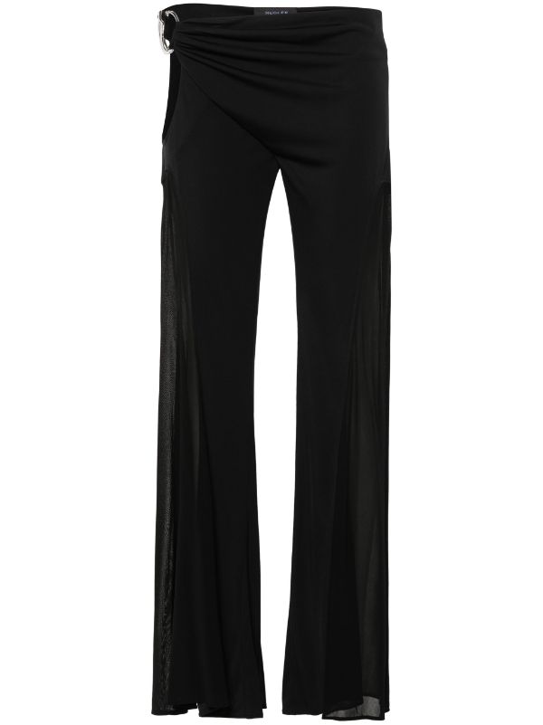 MUGLER: pants for woman - Black