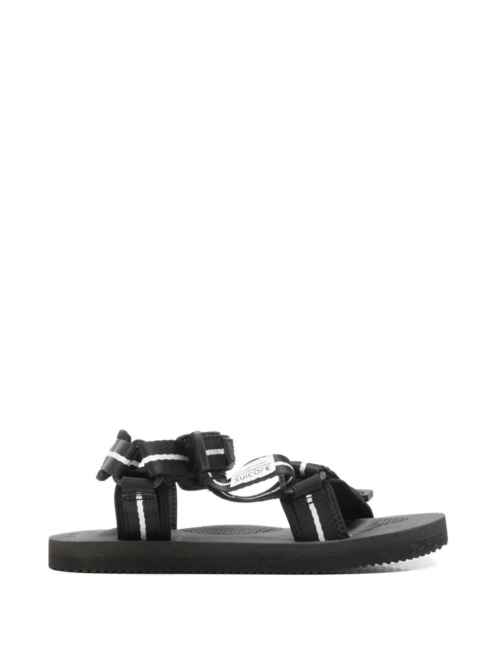 Palm Angels Kids logo-detail sandals - Schwarz