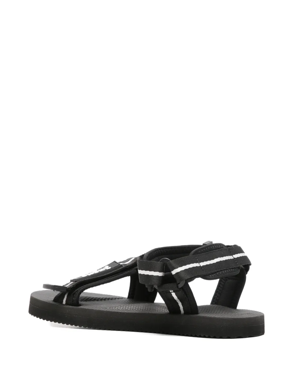 Palm Angels Kids logo-detail sandals Zwart