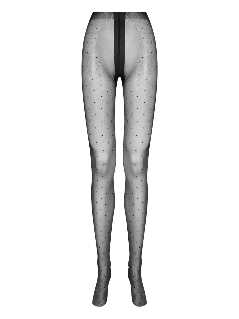 Maison Close Plumetis panty met stippen Zwart