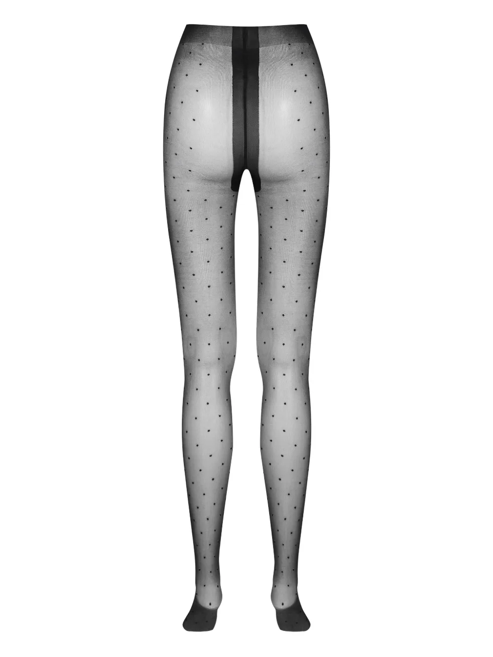 Maison Close Plumetis panty met stippen Zwart