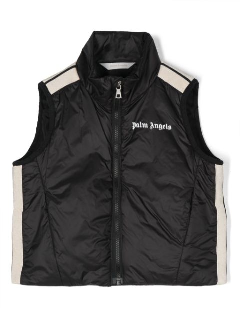 Palm Angels Kids Bodywarmer met logoprint