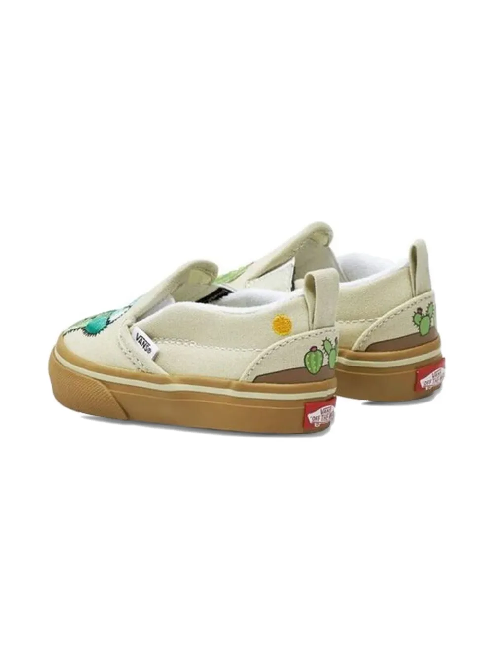 Vans Kids slip-on cactus trainers - Groen