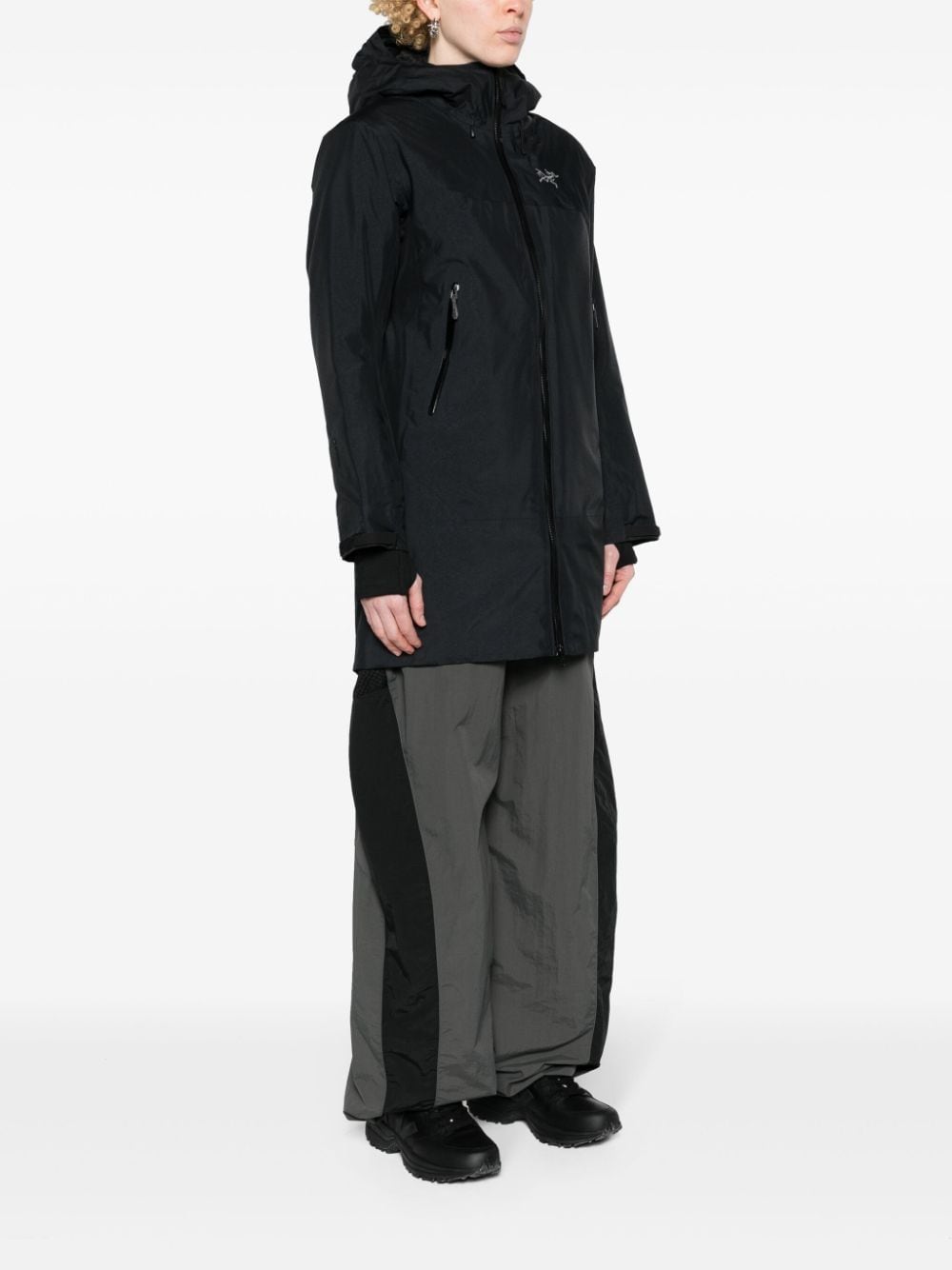 Shop Arc'teryx Beta Gore-tex Insulated Coat In Black
